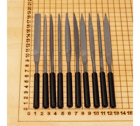 Набор надфилей Pro Legend 5x180мм, 10 штук PL4872