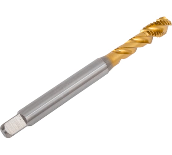 Метчик New Century M8x1.25, Alpha-TAP, DIN371, HSS (M2), со спиральной канавкой, покрытие TiN T8804366