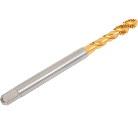 Метчик New Century M6x1.0, Alpha-TAP, DIN371, HSS (M2), со спиральной канавкой, покрытие TiN T8804316