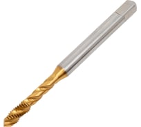 Метчик New Century M5x0.8, Alpha-TAP, DIN371, HSS (M2), со спиральной канавкой, покрытие TiN T8804286