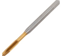 Метчик New Century M3.5x0.6, Alpha-TAP, DIN371, HSS (M2), со спиральной подточкой, покрытие TiN T8814226