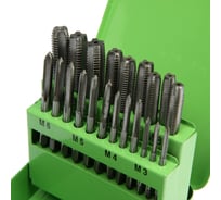 Набор метчиков ТУНДРА М3 - М12, 21 шт. 2705965