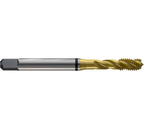 Метчик New Century M3x0.5, Alpha-TAP, DIN371, HSS (M2), со спиральной канавкой, покрытие TiN T8804206