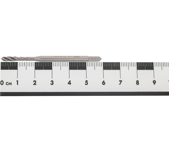 Метчик New Century M3x0.5, Alpha-TAP, DIN371, HSS (M2), со спиральной канавкой, покрытие TiN T8804206