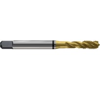 Метчик New Century M2.3x0.4, Alpha-TAP, DIN371, HSS (M2), со спиральной канавкой, покрытие TiN T8804196