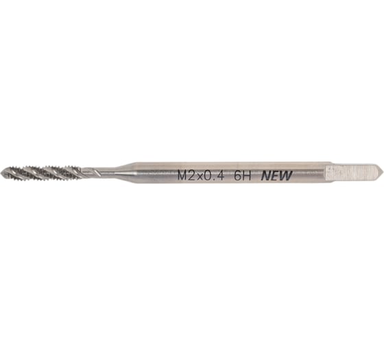 Метчик New Century M2x0.4, Alpha-TAP, DIN371, HSS (M2), со спиральной канавкой, без покрытия T7804136