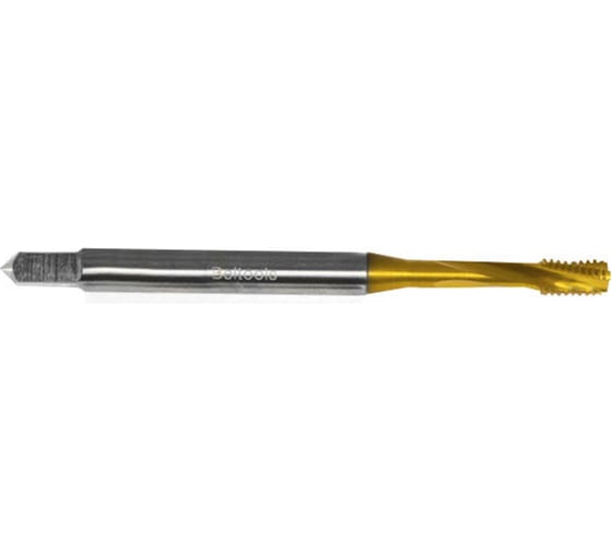 Метчик Beltools М5x0,8 машинный 6H К35С глухой TiN винтовой L=70мм DIN371 TBT702050080 ri.117.77 1