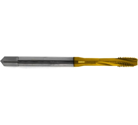 Метчик Beltools М6x1 машинно-ручной 6H К35С глухой TiN винтовой L=80мм DIN371 TBT702060100 ri.117.79 1