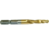 Сверло-метчик (М10х1.5х70 мм; HSS-TiN) SKRAB 33810