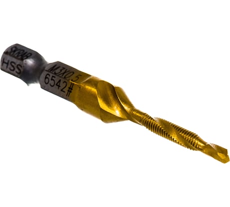 Сверло-метчик (М3х0.5х54 мм; HSS-TiN) SKRAB 33823