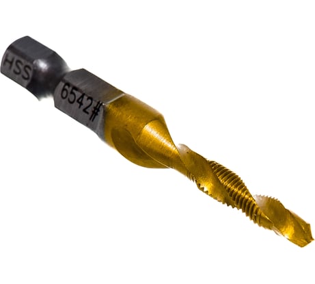 Сверло-метчик (М4х0.7х54 мм; HSS-TiN) SKRAB 33824