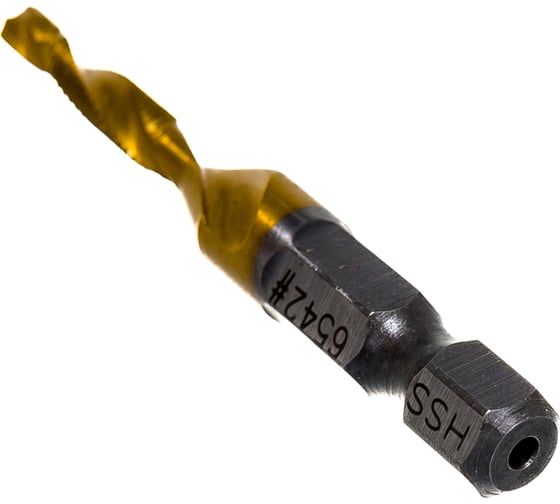 Сверло-метчик (М4х0.7х54 мм; HSS-TiN) SKRAB 33824