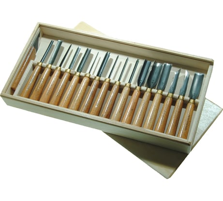 Набор стамесок для резьбы по дереву ТАТЬЯНКА 17 шт 00462