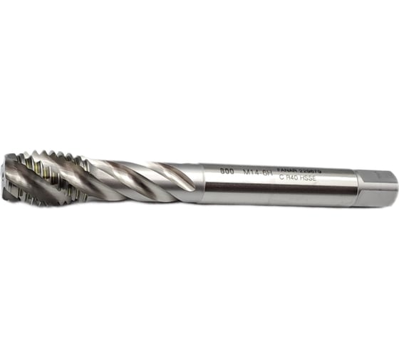 Машинный метчик FANAR М 14 х 2,0 HSSE 6H R40 DIN 376-C 800 с винт канав/D2-511101-0140/ 037094