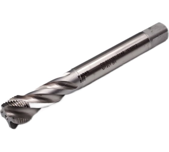 Машинный метчик FANAR М 14 х 1,0 HSSE 6H R40 DIN 374-C 800 с винт канав/D2-511101-0143/ 037093