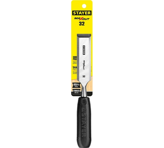 Стамеска Stayer Max-Cut с пластиковой рукояткой, 32 мм 1820-32_z01