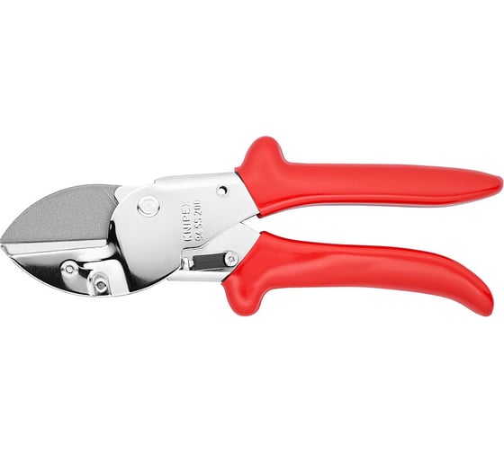 Секатор по мягким материалам KNIPEX для скользящих резов по резине, коже, ПВХ, L-200 мм KN-9455200