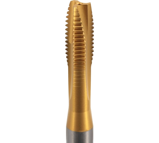 Метчик машинный H-Tools М8 шаг 1.25мм DIN371 HSSEPM-TiN 6h 30035THT