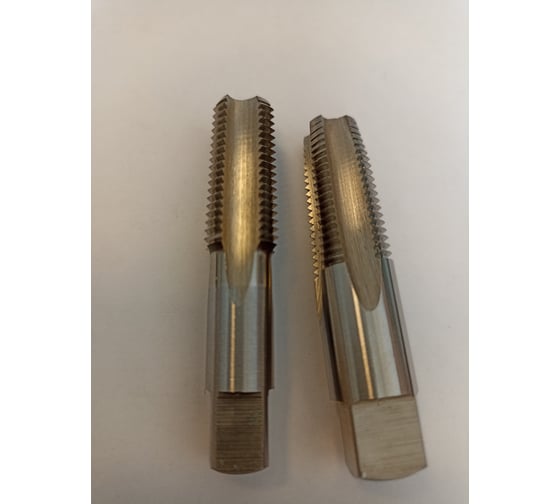 Набор ручных метчиков GSR DIN 2184-2 HSS-G NPT 1/4-18 2 шт. B00181030 1