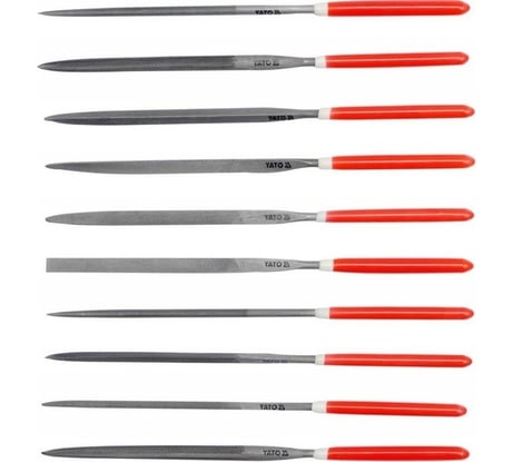 Набор надфилей YATO 140x65мм 10пр YT-6163 37146163 092 1