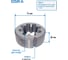 Плашка круглая GSR М39 метрическая резьба HSSG DIN EN 22568 (DIN 223) B 6g B00402360 3
