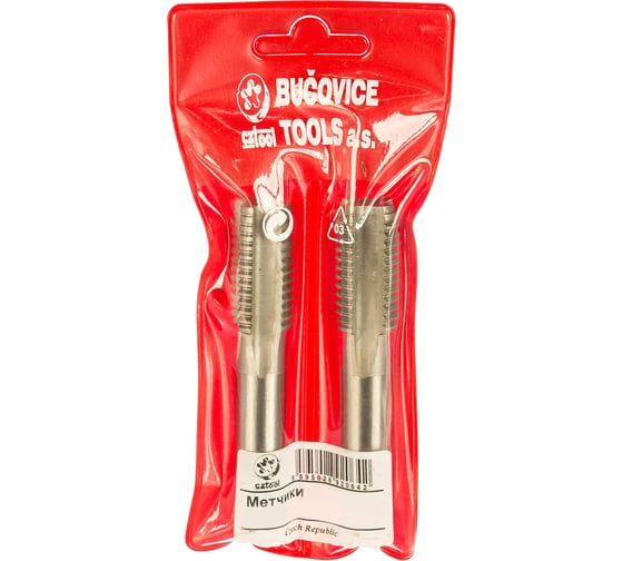 Набор метчиков Bucovice Tools из 2-х, DIN 2181 HSS, UNF 7/8, 14 н/д 146780