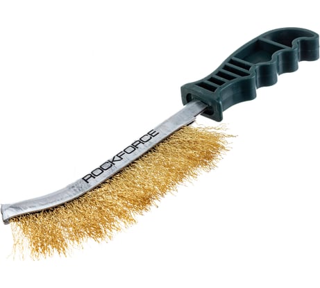 Ручная щетка по металлу Rockforce в железном корпусе с пластиковой ручкой RF-34012124(47018)