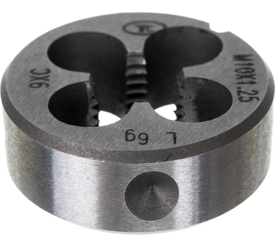 Метрическая плашка ТехноСталь М10.0x1.25, LH левая 9ХС t245045