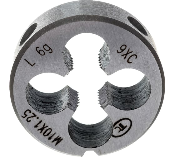 Метрическая плашка ТехноСталь М10.0x1.25, LH левая 9ХС t245045