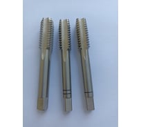 Ручные метчики GSR BSW 5/16-18 дюймовые комплект 3 шт HSSG DIN 2184-2 6H для глухих и сквозных отверстий B00135080