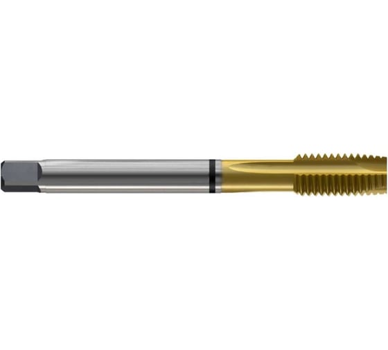 Метчик New Century M6x1.0, , Alpha-TAP, DIN371, HSS (M2), со спиральной подточкой, покрытие TiN T8814316