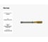 Метчик New Century M6x1.0, , Alpha-TAP, DIN371, HSS (M2), со спиральной подточкой, покрытие TiN T8814316 2