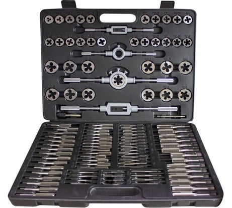 Набор метчиков и плашек Forsage 110 пр. кейсе F-B110-1(8703)