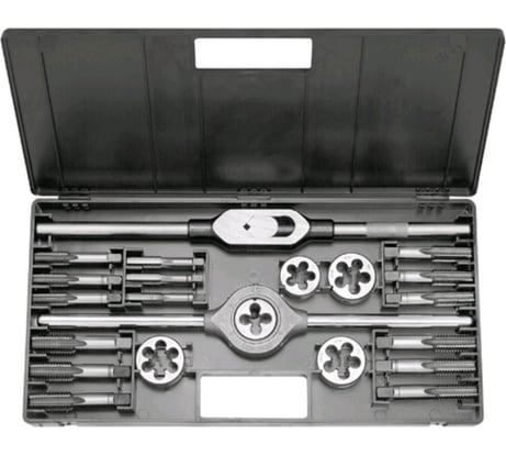Резьбонарезной набор Bucovice Tools M 2-II, 23 предмета, M12-M20, в пластиковом кейсе 310200