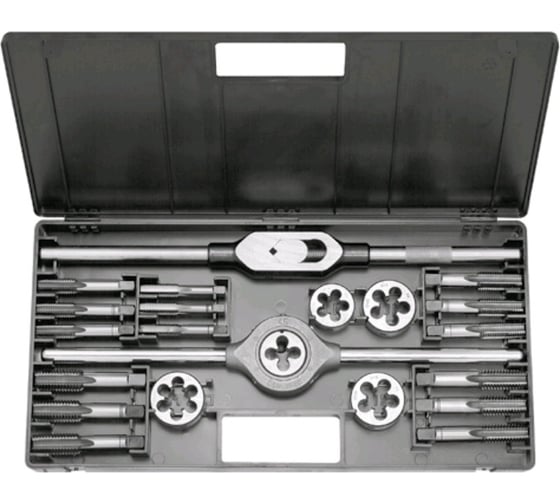 Резьбонарезной набор Bucovice Tools M 2-II, 23 предмета, M12-M20, в пластиковом кейсе 310200 1