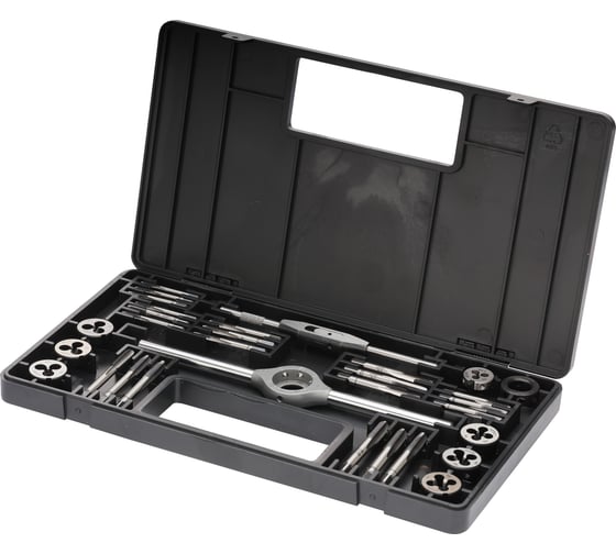 Резьбонарезной набор Bucovice Tools M0-II, 31 предмет, М2,5-М7, в пласт кейсе 310070