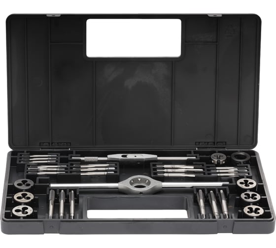 Резьбонарезной набор Bucovice Tools M0-II, 31 предмет, М2,5-М7, в пласт кейсе 310070
