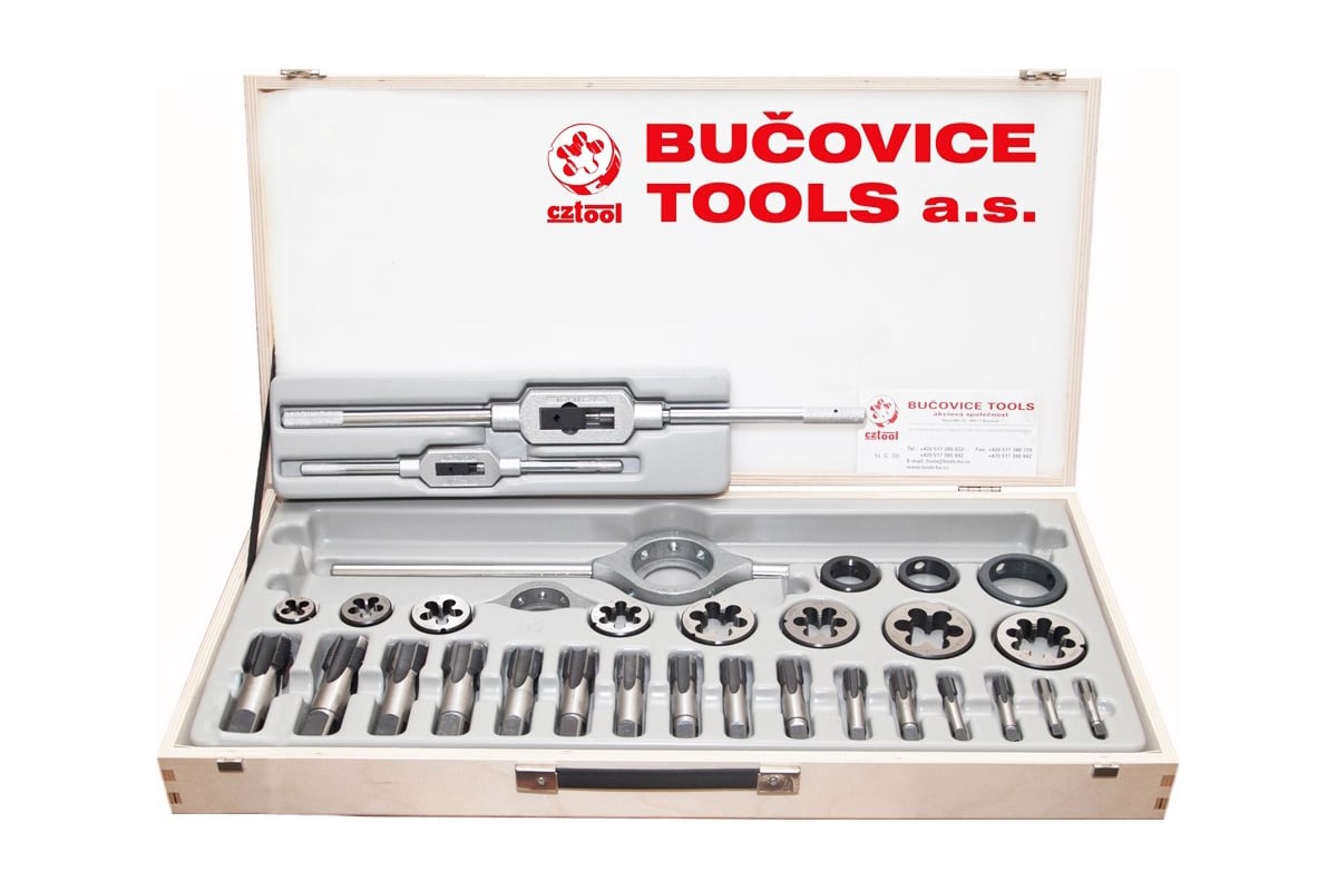 Резьбонарезной набор Bucovice Tools 312100 - выгодная цена, отзывы ...