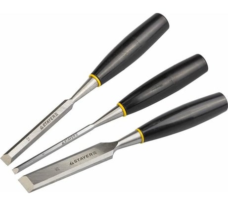 Набор стамесок Stayer Max-Cut с пластмассовой рукояткой, 3шт 1820-H3_z01