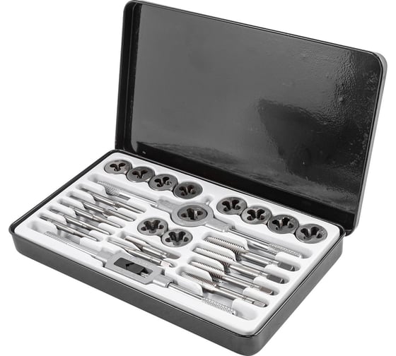 Набор метчиков и плашек Rockforce метрический 24 предметов RF-M024-1(10457)