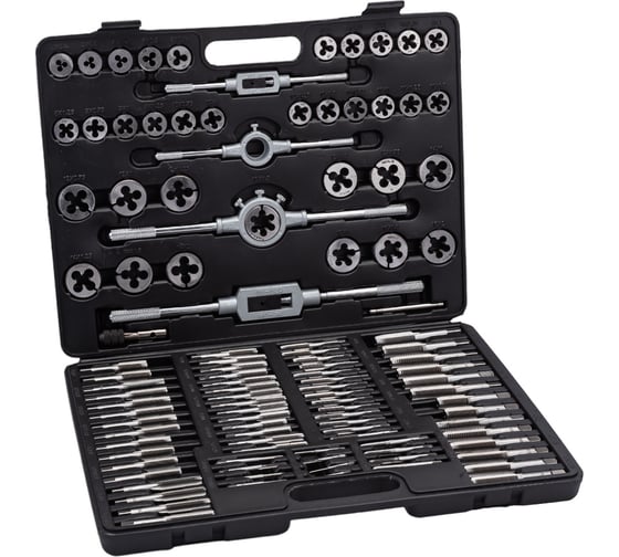 Набор метчиков и плашек Rockforce метрический, 110 предметов RF-B110-1(10453) 1