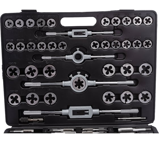 Набор метчиков и плашек Rockforce метрический, 110 предметов RF-B110-1(10453)