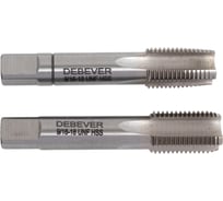 Комплект ручных метчиков Debever Machining Solutions UNF 9/16-18, HSS, DIN 351, ISO2 / 6H DB-3559618