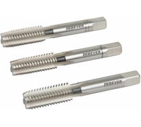 Комплект ручных метчиков Debever Machining Solutions UNC 7/16-14, HSS, DIN 351, ISO2 / 6H, 3 шт DB-3507614