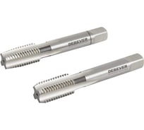 Комплект ручных метчиков Debever Machining Solutions UNF 1.1/2-12, HSS, DIN 351, ISO2 / 6H, 2 шт DB-35511212