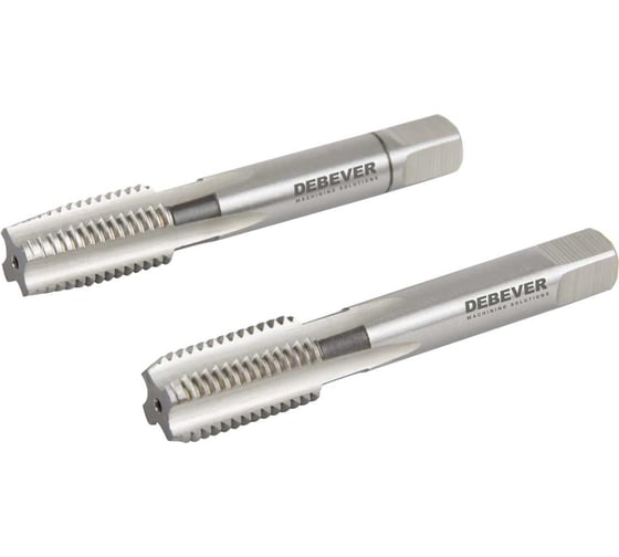 Комплект ручных метчиков Debever Machining Solutions UNF 3/8-24, HSS, DIN 351, ISO2 / 6H DB-3553824