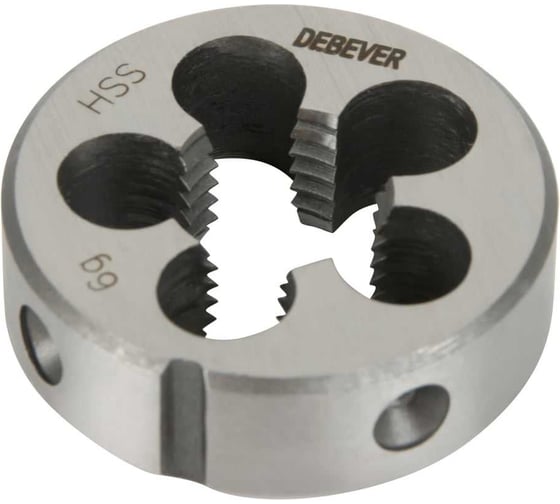 Плашка для трубной коничекой резьбы Debever Machining Solutions Rc 1-1/2-11, HSS, DIN 24230, 6g DB-470112