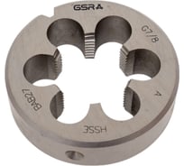 Плашка круглая GSR DIN EN 24231 (DIN 5158) B HSSE BSP 7/8 B00458140