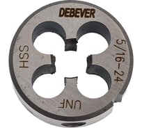 Плашка дюймовая Debever Machining Solutions UNF 5/16-24, HSS, DIN EN 22568, 6g DB-4555624