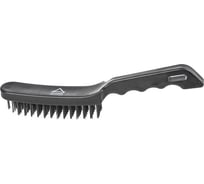 Зачистная металлическая щетка ARNEZI 5-рядная, с пластмассовой ручкой R8040325